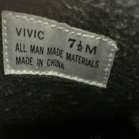 Evan Picone 7 1/2M Black Heeled Vivic Zip Up Ankle Booties - Picture 8 of 9